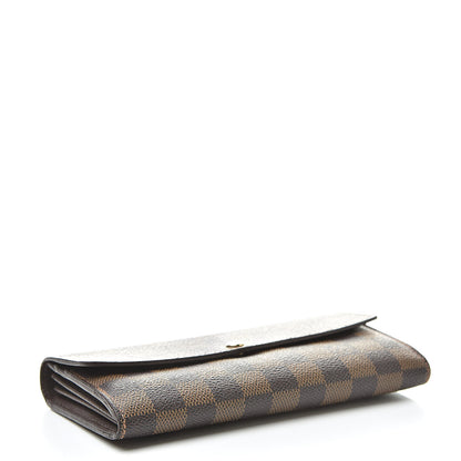 Louis Vuitton Damier Ebene Sarah Wallet 4 of 10