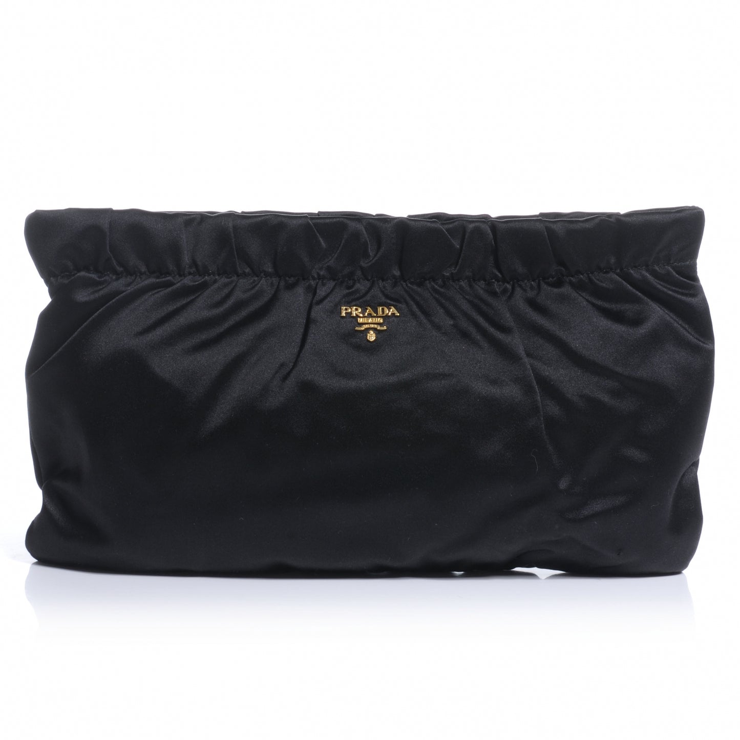 Satin Evening Bag Black