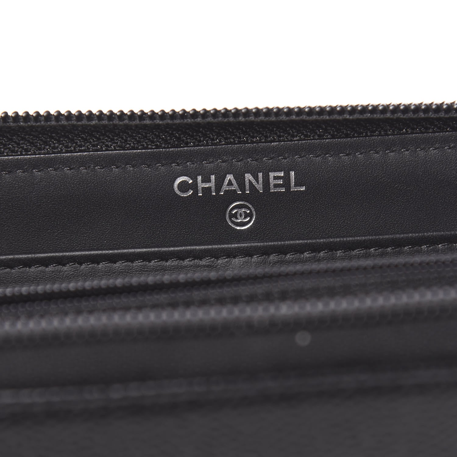 Chanel Caviar Large Timeless CC Zip Around Wallet Black 6 of 9