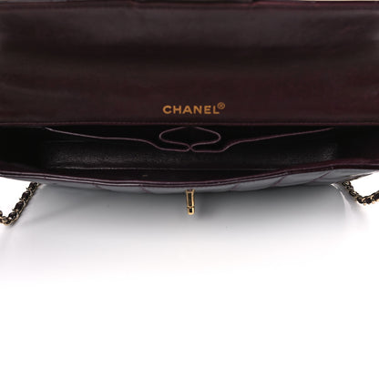 Chanel Patent East West Chocolate Bar Flap Burgundy 4 of 13