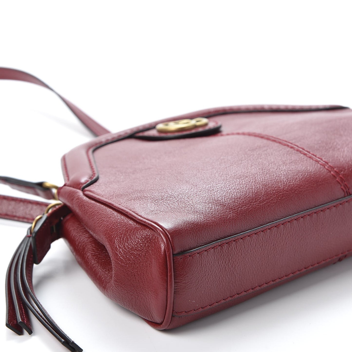 Piuma Lux Calfskin Small Re(Belle) Crossbody Bag Romantic Cerise