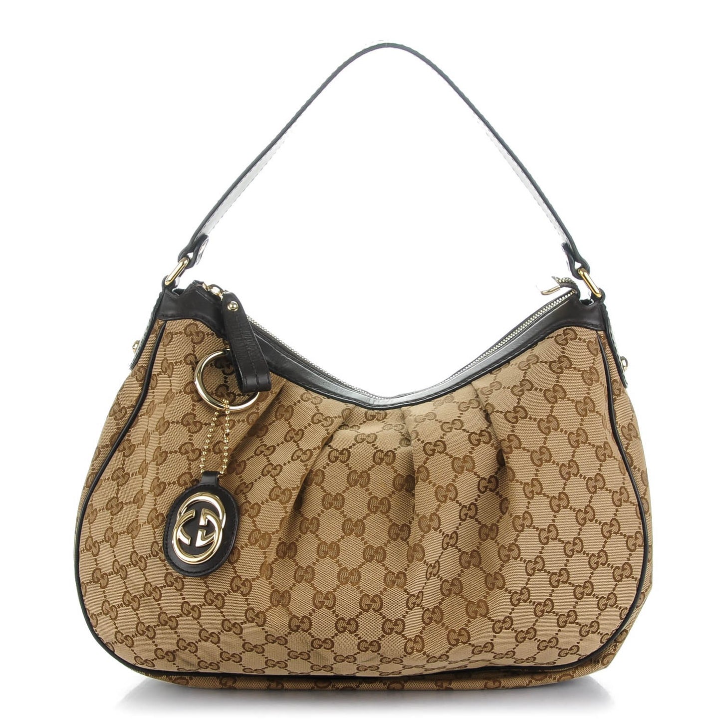 Monogram Medium Sukey Hobo Dark Brown