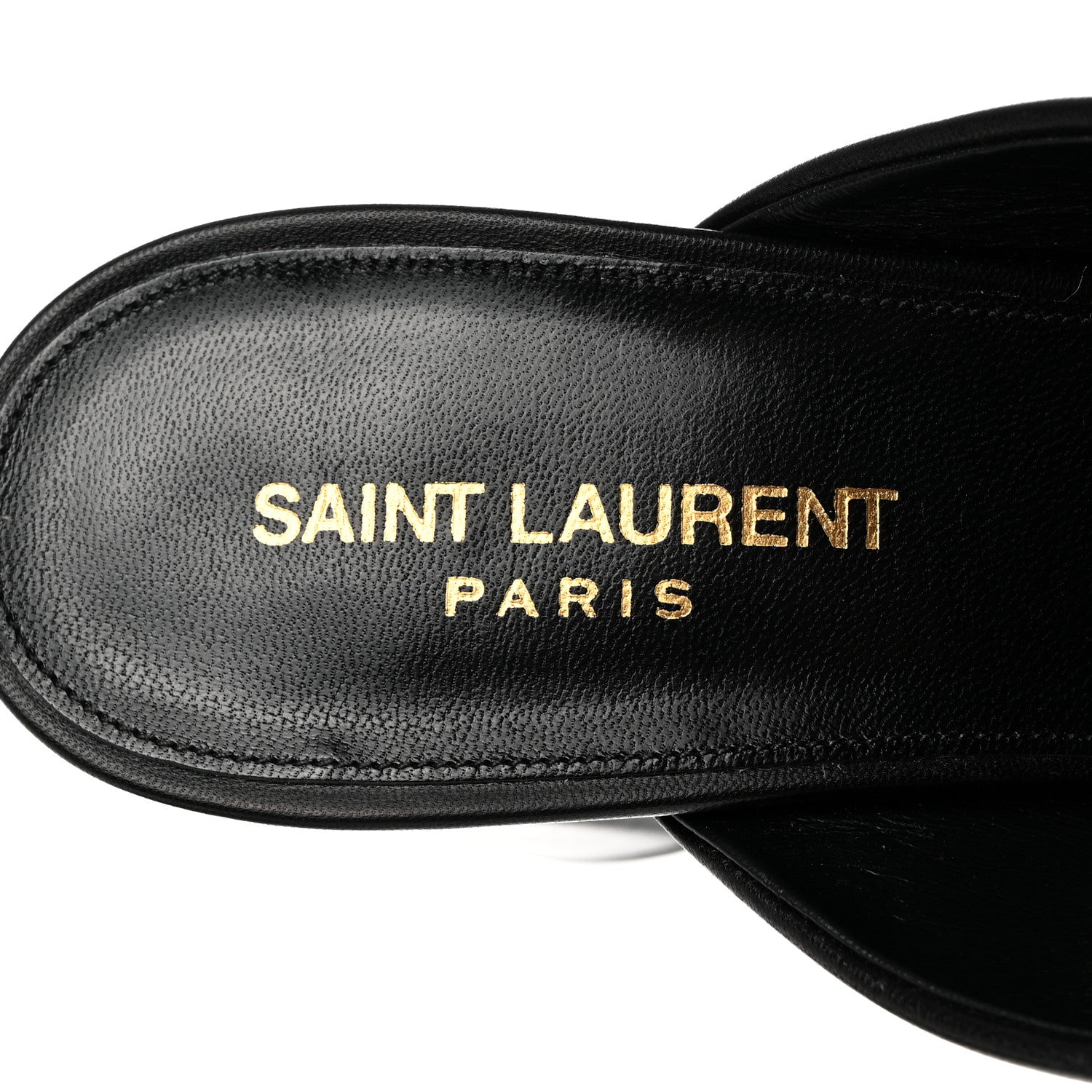 Saint Laurent Calfskin LouLou 70 Mules 40 Black 6 of 9