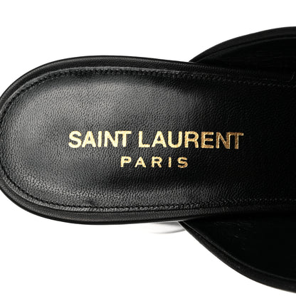 Saint Laurent Calfskin LouLou 70 Mules 40 Black 6 of 9