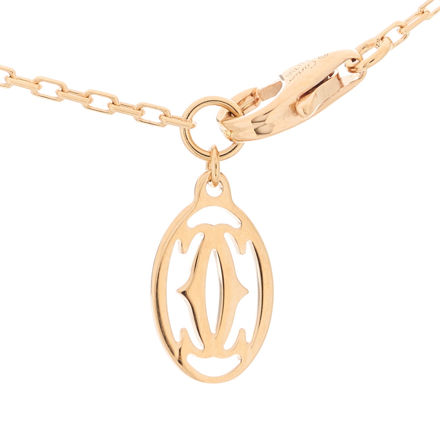 Cartier 18K Pink Gold Pink Sapphire D'Amour Pendant Necklace 4 of 7