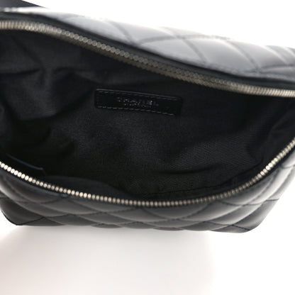 Chanel Calfskin Quilted Waist Belt Bag Black 5 of 10