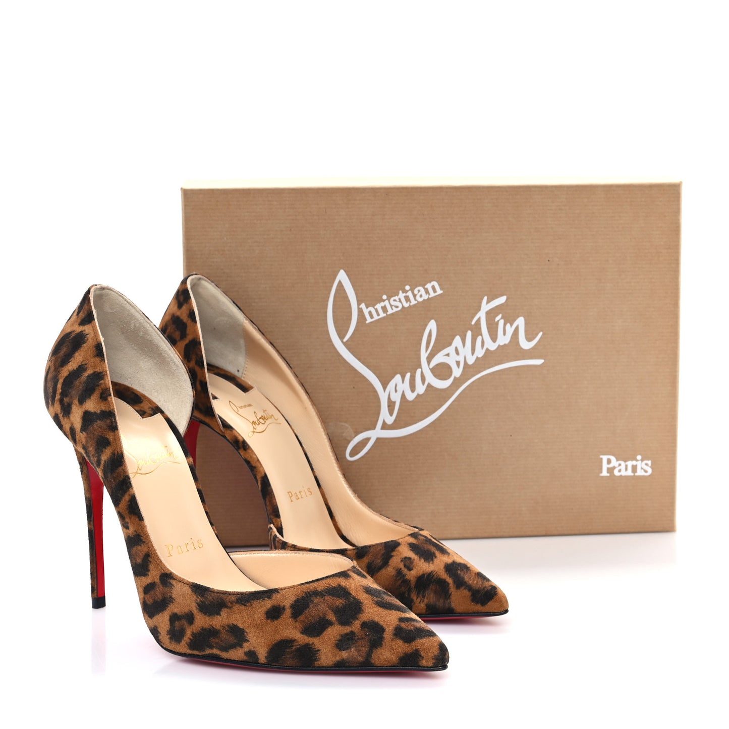 Veau Velours Kitty Iriza 100 Pumps 37.5 Leo