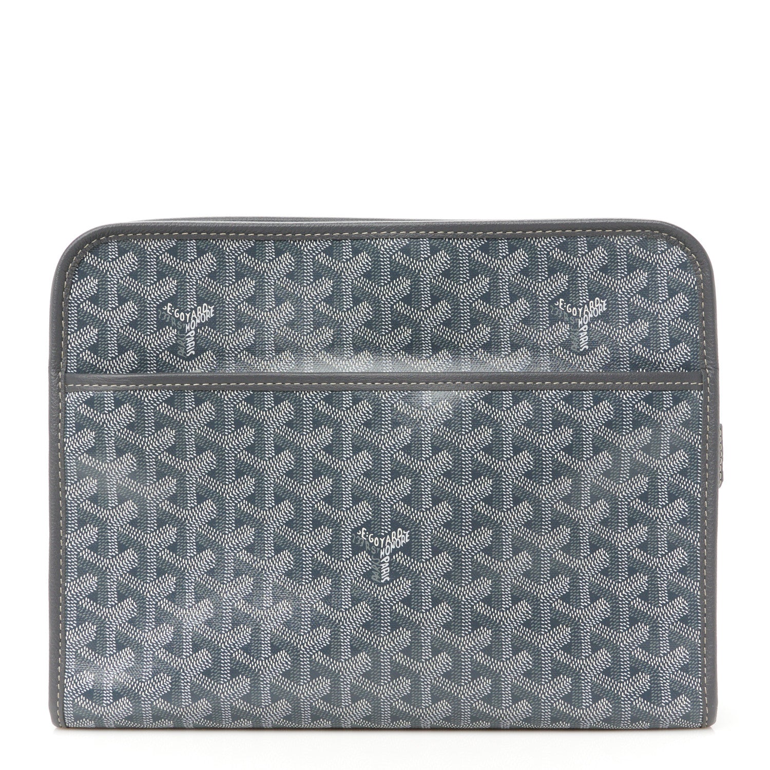 Goyard Goyardine Jouvence GM Toiletry Pouch Grey 1 of 11