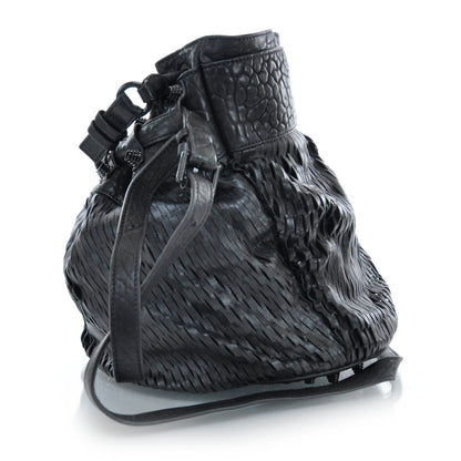 Alexander Wang Leather Laser Cut Diego Black 4 of 8