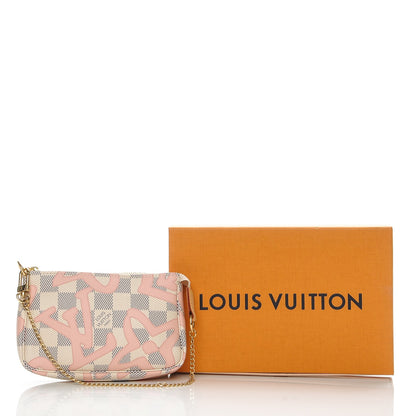 Louis Vuitton Damier Azur Tahitienne Mini Pochette Accessories 8 of 8