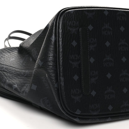 MCM Visetos Large Liz Reversible Shopper Tote Black 11 of 14