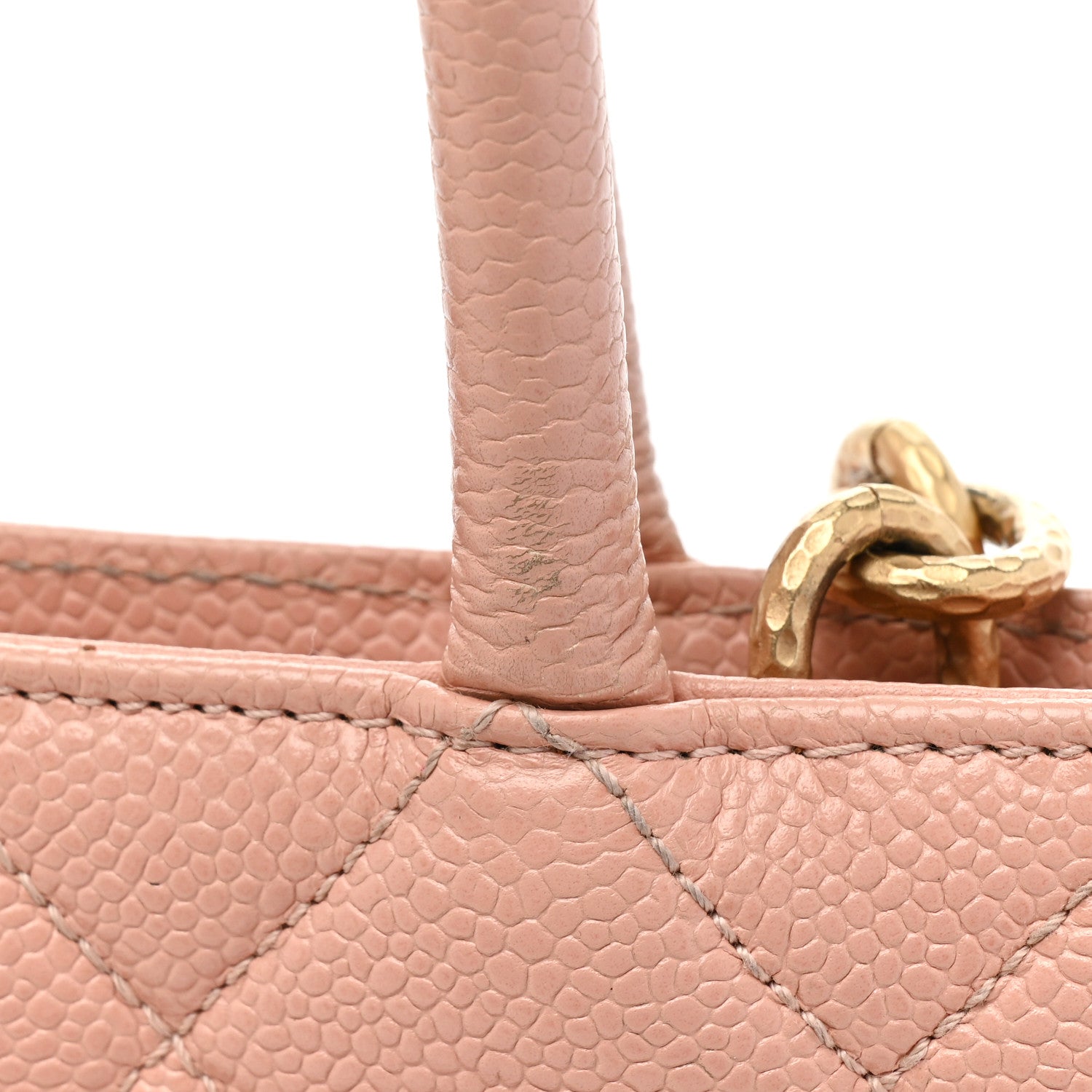 Chanel Caviar Quilted Medallion Tote Light Pink 18 of 19