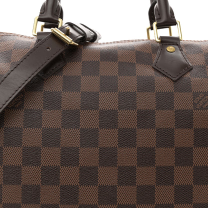 Louis Vuitton Damier Ebene Speedy Bandouliere 30 8 of 12