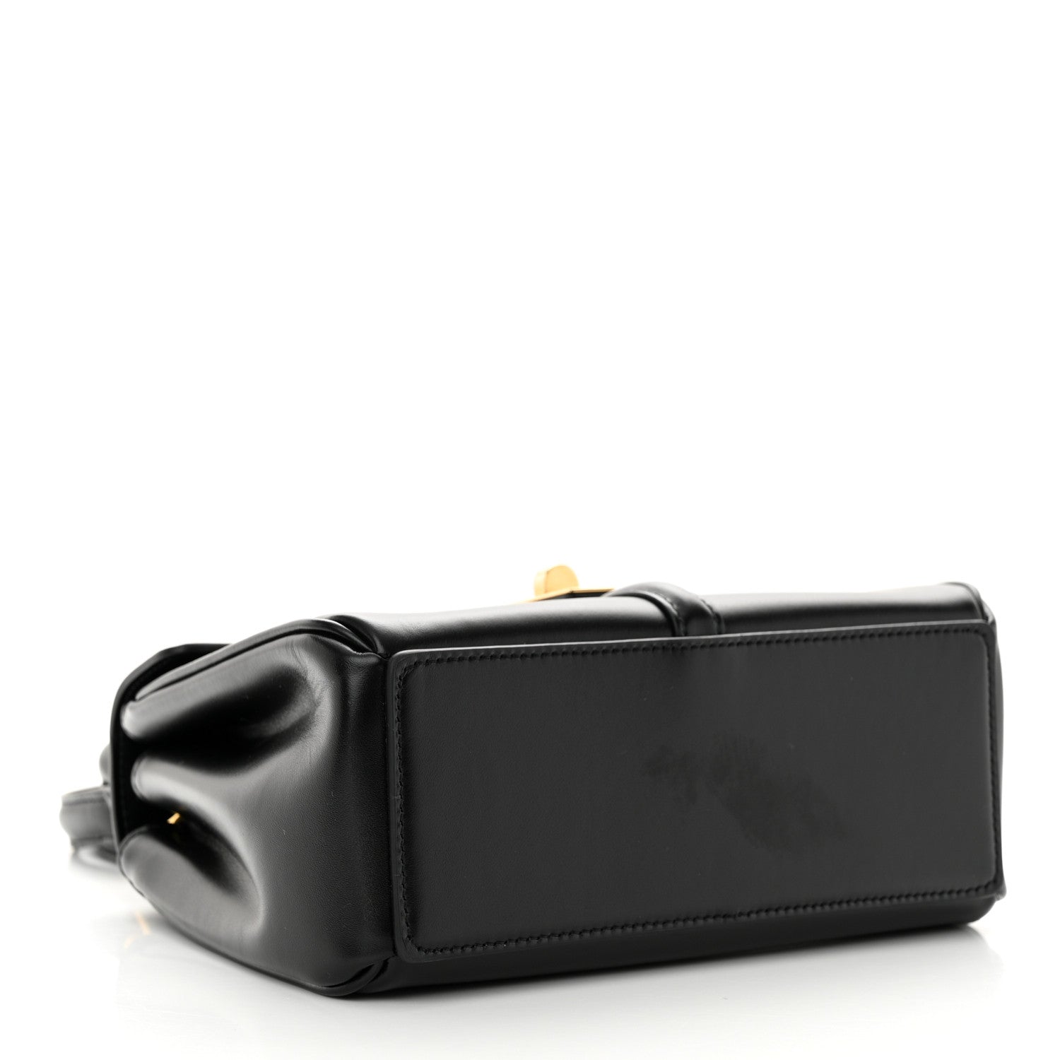 Celine Satinated Calfskin Mini 16 Top Handle Bag Black 4 of 12
