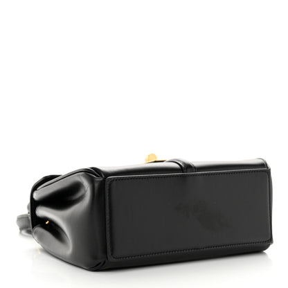 Celine Satinated Calfskin Mini 16 Top Handle Bag Black 4 of 12