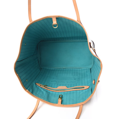 Louis Vuitton Monogram V Neverfull MM Turquoise 5 of 11