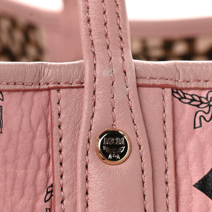 MCM Visetos Medium Liz Reversible Shopper Tote Soft Pink 17 of 18