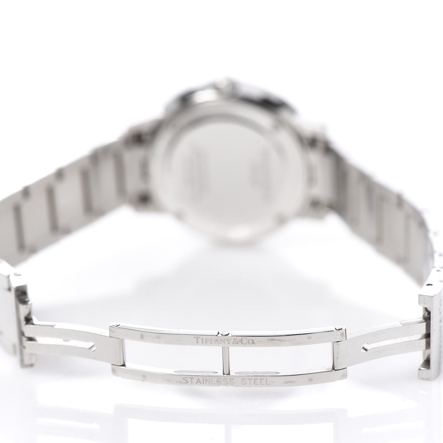Stainless Steel Diamond Bezel 31mm Atlas 2-Hand Quartz Watch Pink