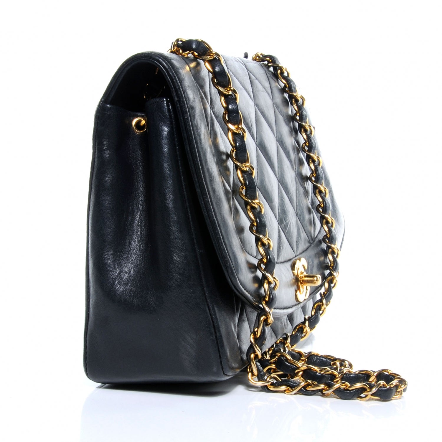 Chanel Lambskin Medium Single Flap Black 4 of 9