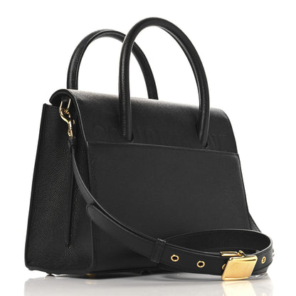 Christian Dior Grained Calfskin Medium St. Honore Tote Black 3 of 11