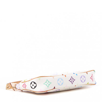 Louis Vuitton Monogram Multicolor Pochette Accessories White 3 of 7