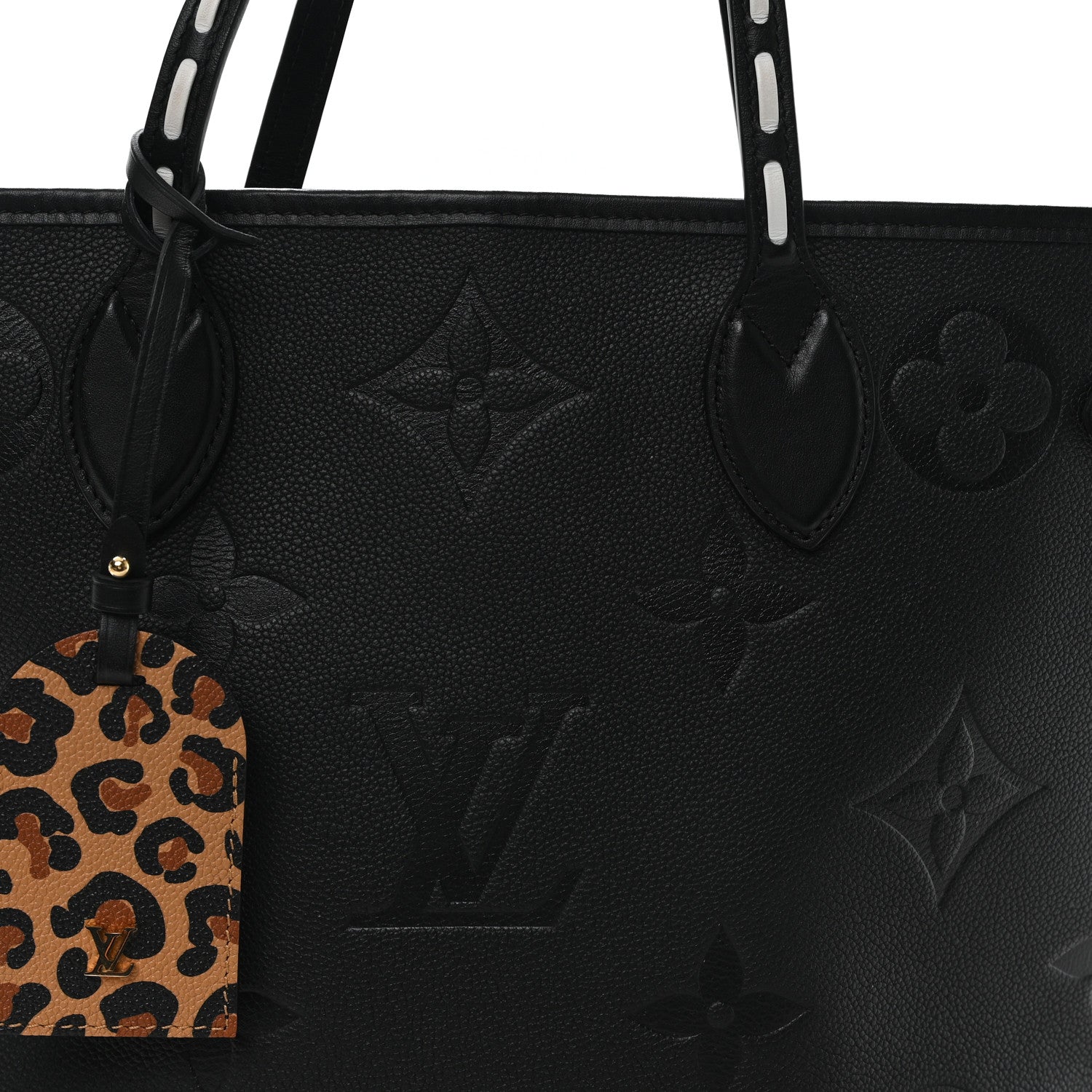 Louis Vuitton Empreinte Monogram Giant Wild at Heart Neverfull MM Black 8 of 10