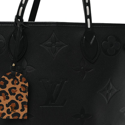 Louis Vuitton Empreinte Monogram Giant Wild at Heart Neverfull MM Black 8 of 10