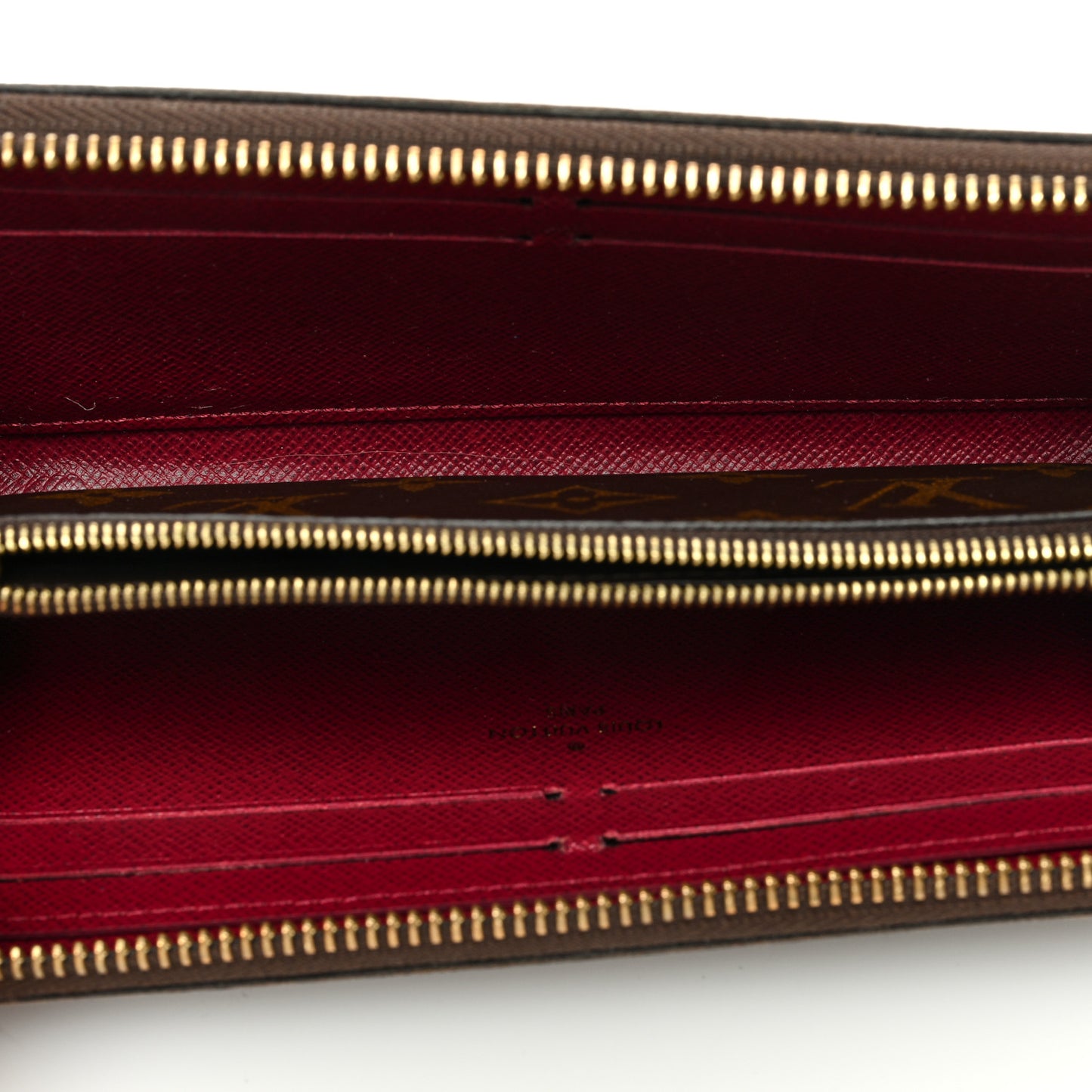 Monogram Clemence Wallet Fuchsia