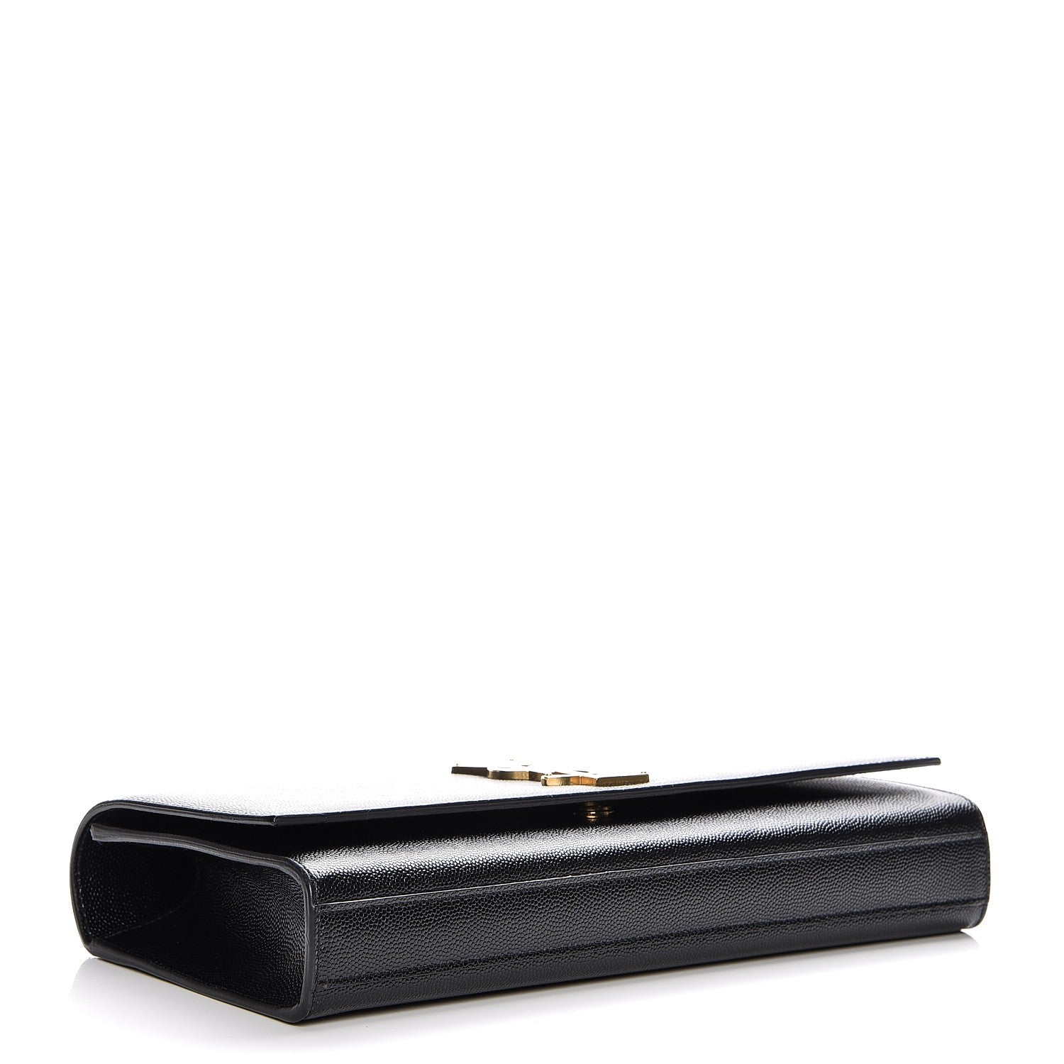 Saint Laurent Grain De Poudre Monogram Cassandre Clutch Black 4 of 8