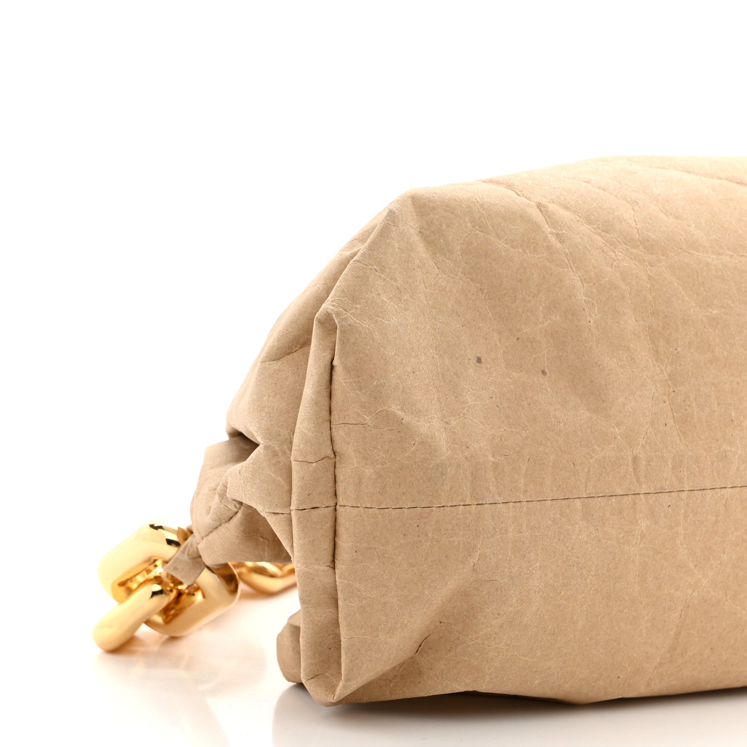 Bottega Veneta BOTTEGA VENETA Paper The Pouch Chain Kraft 9 of 10