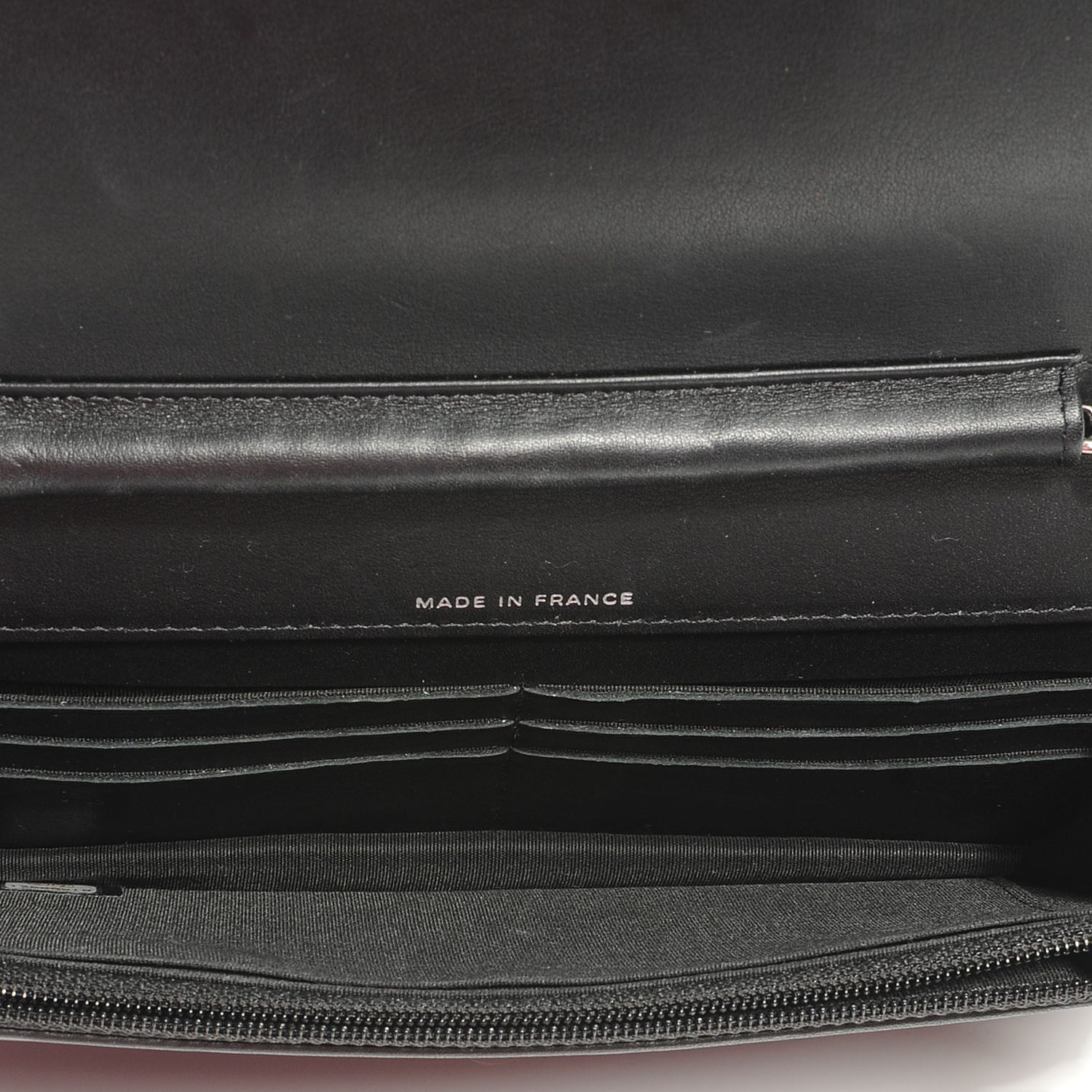 Chanel Patent Strass Wallet On Chain Black 5 of 7