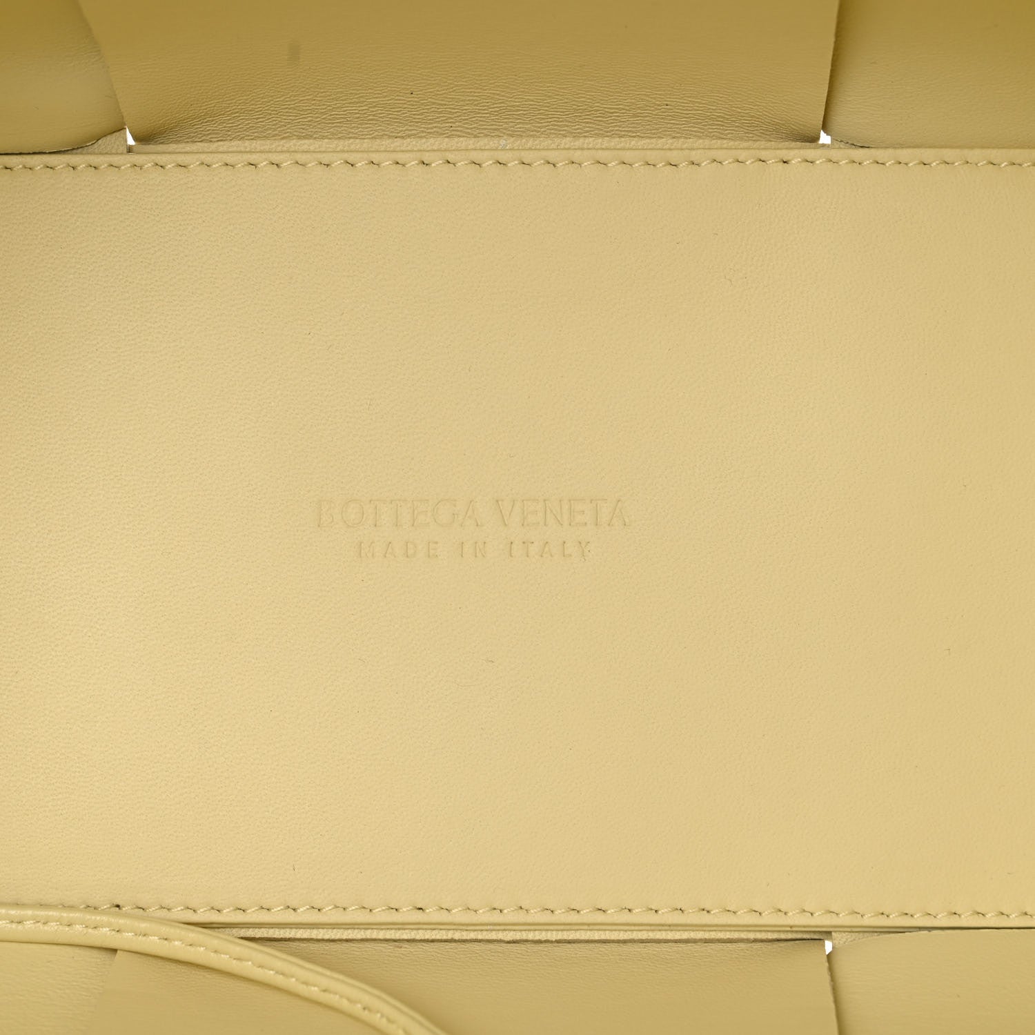 Bottega Veneta Grained Calfskin Intrecciato Small Arco Tote Ice Cream 7 of 14