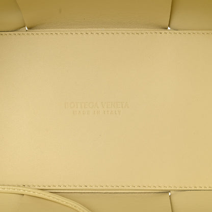 Bottega Veneta Grained Calfskin Intrecciato Small Arco Tote Ice Cream 7 of 14