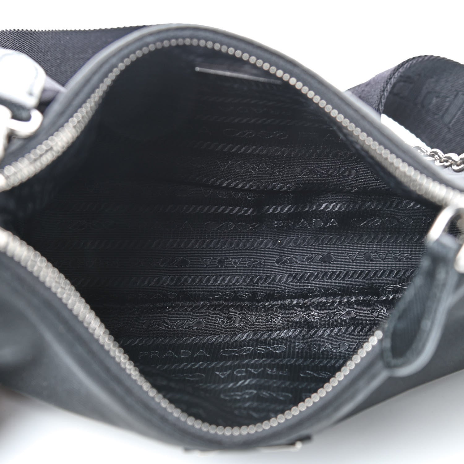 Prada Nylon Re-Edition 2005 Shoulder Bag Black 7 of 9