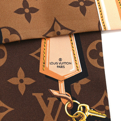 Louis Vuitton Silk Monogram Confidential Bandeau Brown 3 of 5