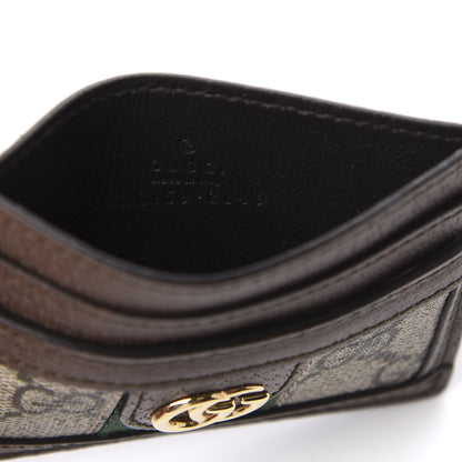 Gucci GG Supreme Monogram Ophidia Card Holder Brown 7 of 7