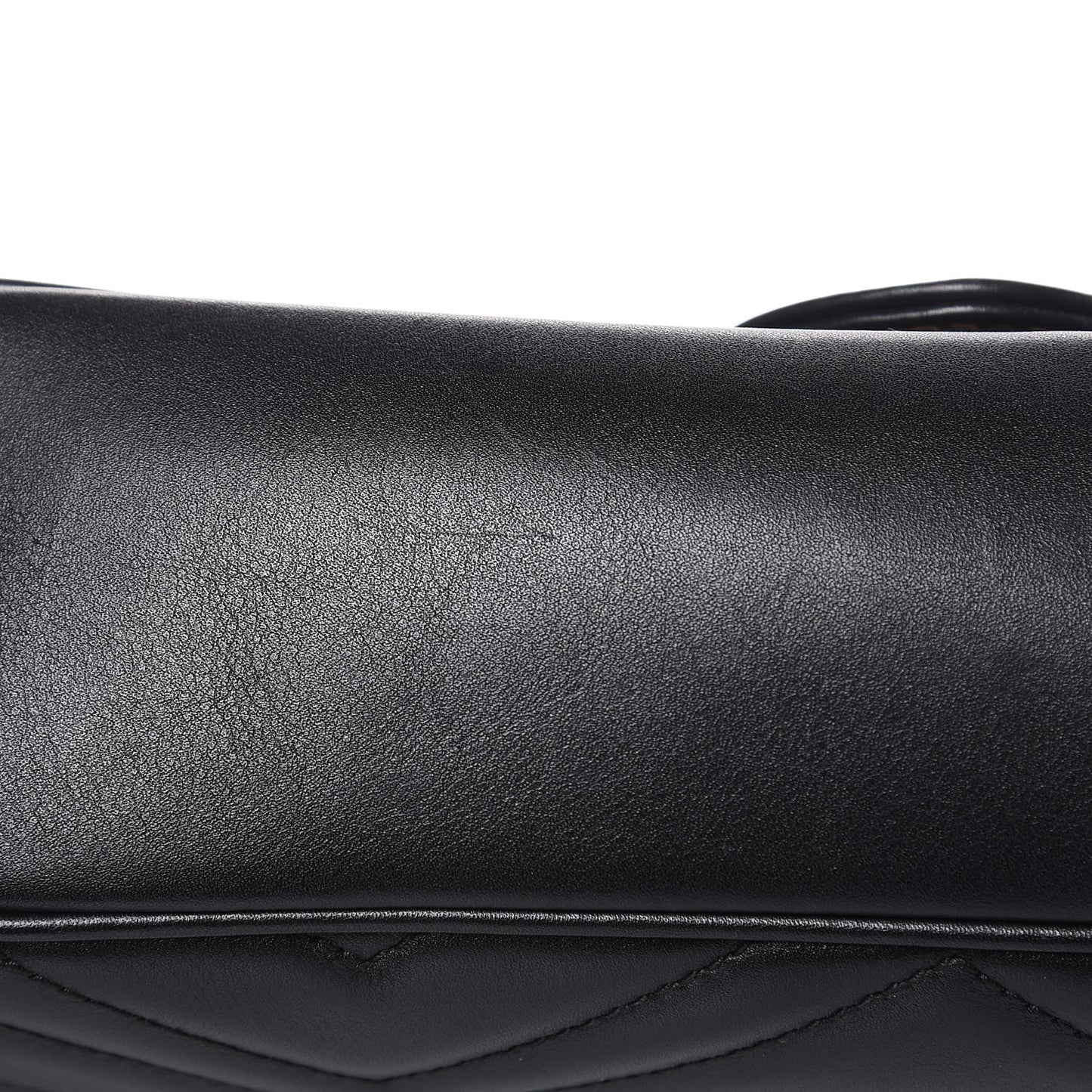 Calfskin Matelasse Medium GG Marmont Shoulder Bag Black