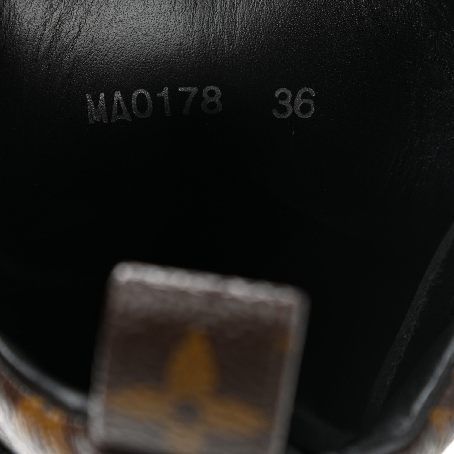 Louis Vuitton Suede Calfskin Monogram LV Black Heart Laureate Platform Desert Boots 36 Black 7 of 7