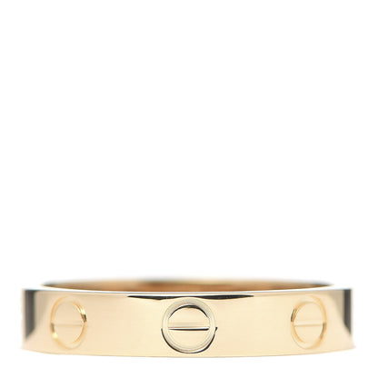 Cartier 18K Yellow Gold 3.5mm LOVE Wedding Band Ring 52 6 1 of 4