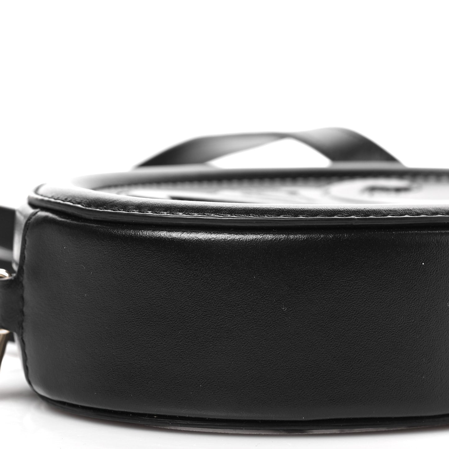 Smooth Calfskin Cuir Triomphe Oval Bag Black