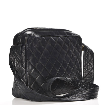 Chanel Lambskin Quilted CC Camera Case Black 3 of 11