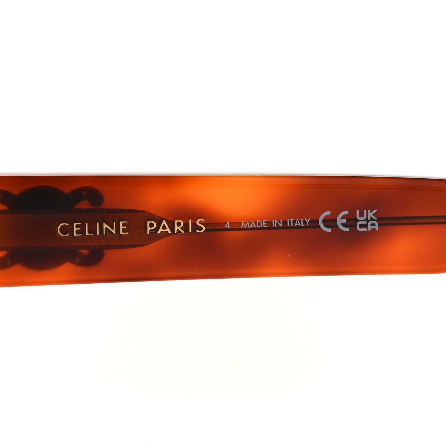 Celine Acetate Triomphe 01 Sunglasses CL 40194U Tortoise 5 of 7