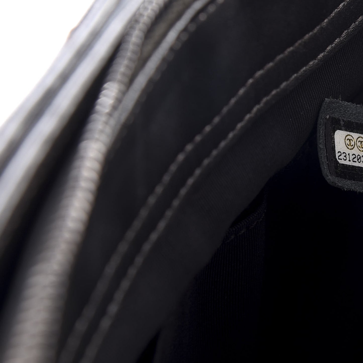 Metallic Goatskin Quilted Medium Rock In Rome Tote Charcoal