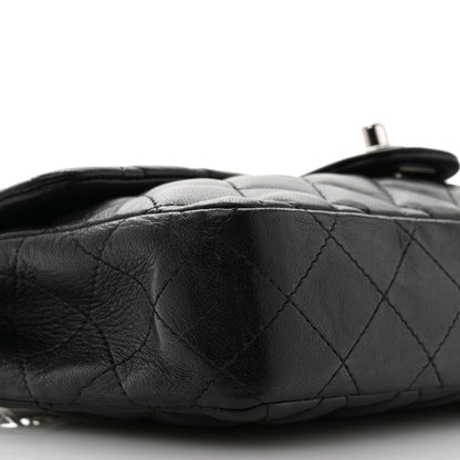 Chanel Lambskin Quilted East West Flap Black 9 of 13