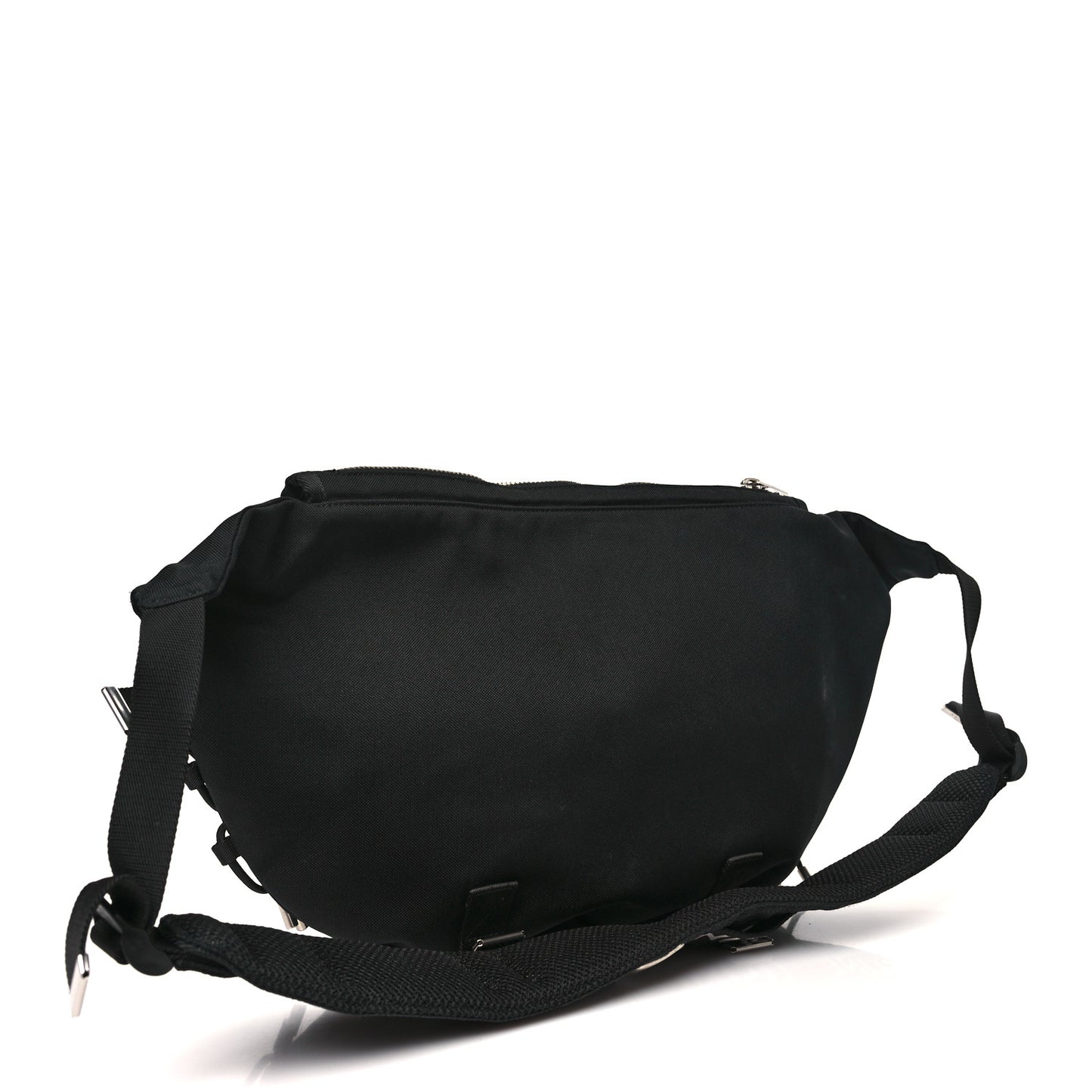 Canvas Medium Trekking Messenger Bag Black