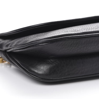 Gucci Calfskin Medium 1973 Chain Shoulder Bag Black 8 of 11