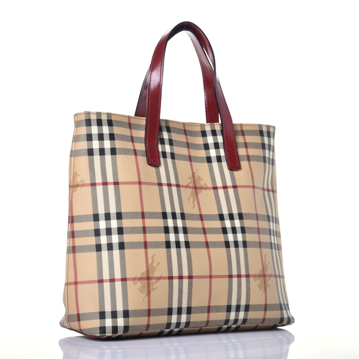 Haymarket Check Medium Tote Red