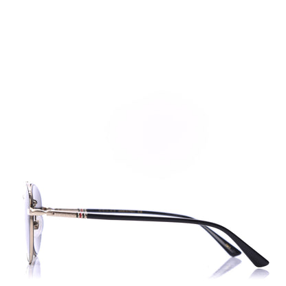 Gucci Metal Aviator Web Sunglasses GG0388S Black 3 of 9
