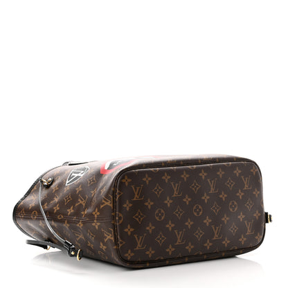 Louis Vuitton Monogram World Tour Neverfull MM 4 of 8