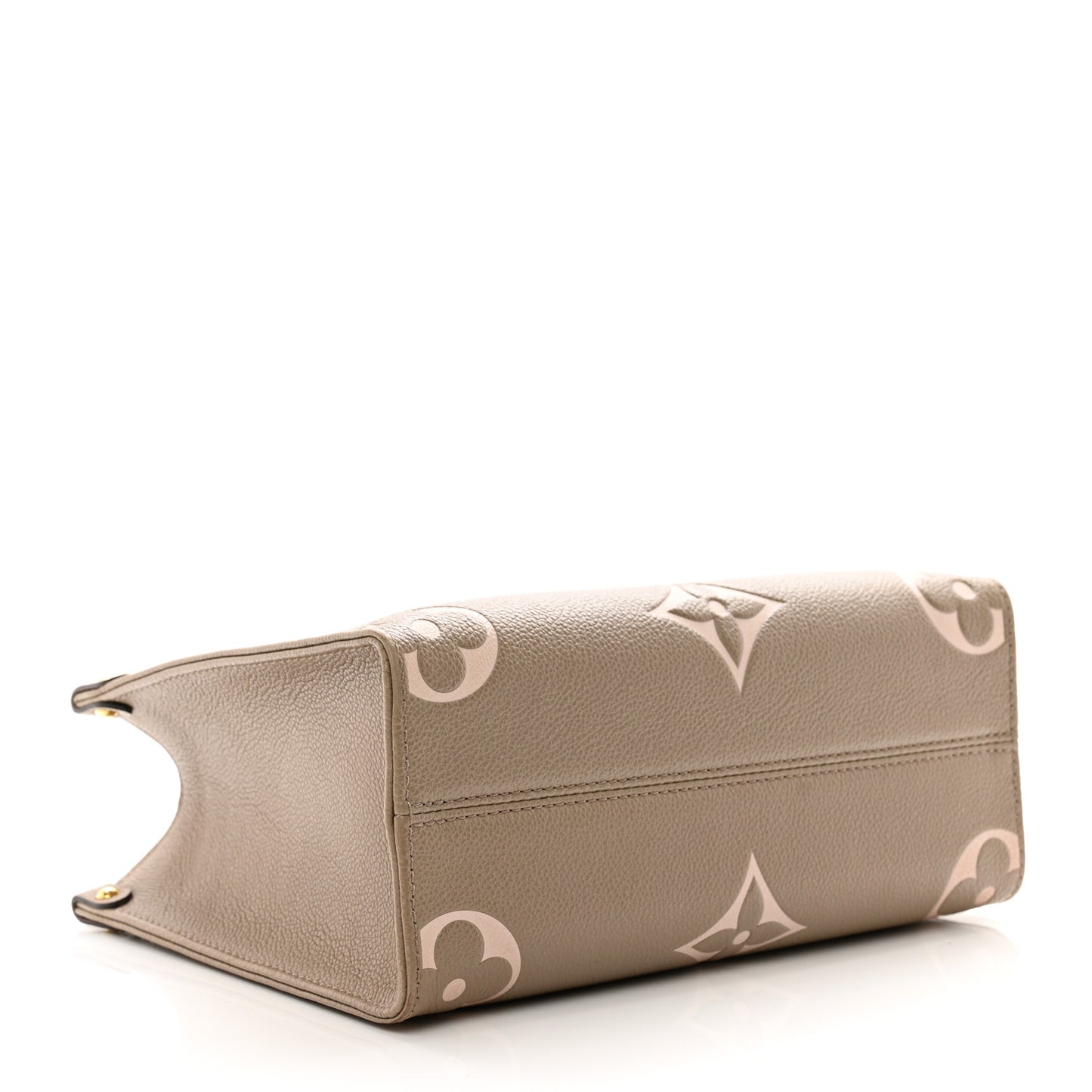 LOUIS VUITTON Empreinte Monogram Giant Onthego PM Tourterelle Creme